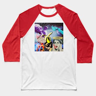 Cosmic Popcorn Surprise Baseball T-Shirt